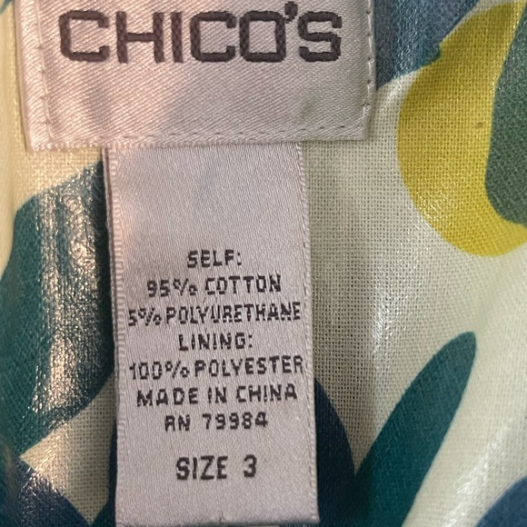 😎 Chico’s colorful rain jacket - Picture 5 of 7